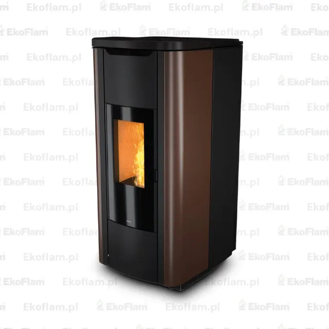 Pellet stove Nobis H20/25 Shape steel bronze
