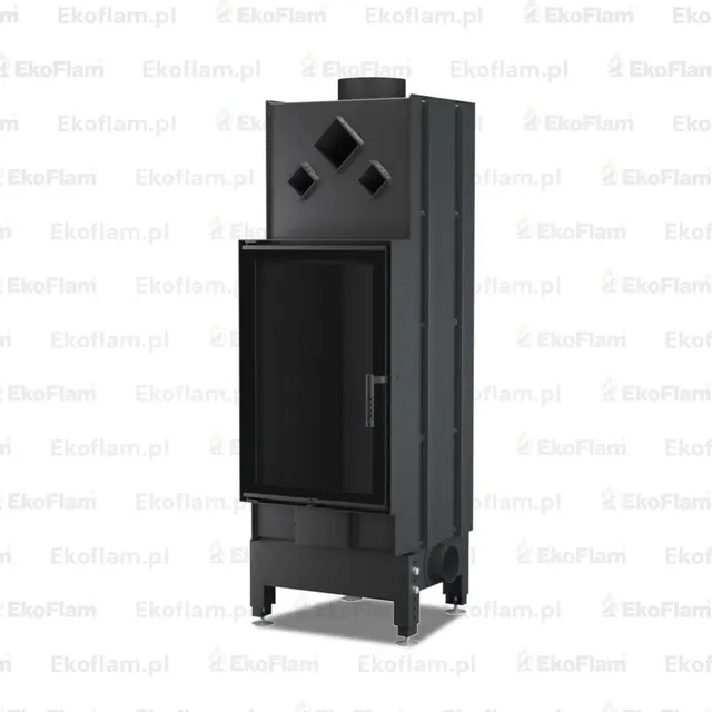 Wkład kominkowy na drewno Unico Dragon 8 XXL black