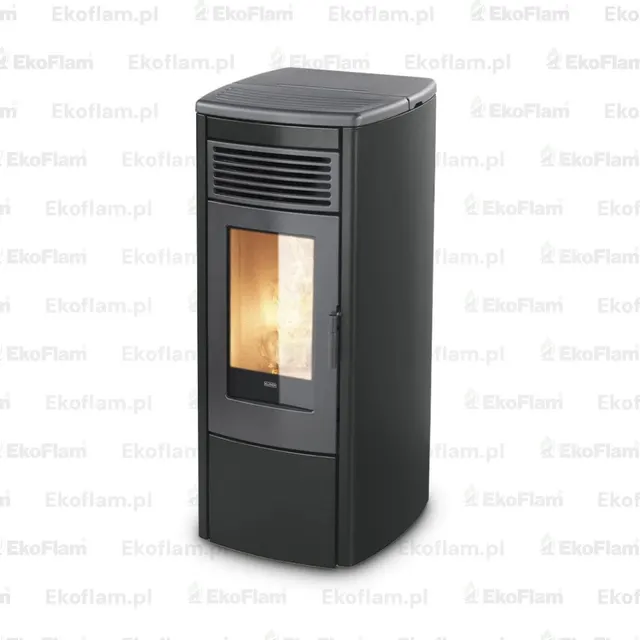 Pellet stove Klover Aura 100 Air steel black