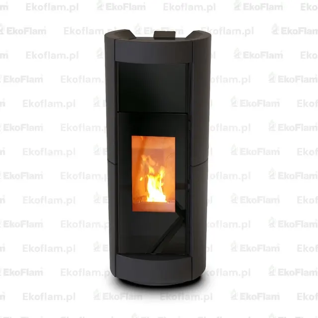 Pellet stove Thermorossi Chic Supreme Idra Maiolica black