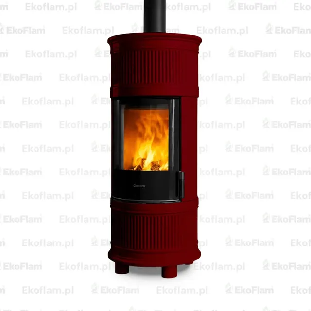 Wood-burning stove Piazzetta E929 C Hermetic Maiolica bordo