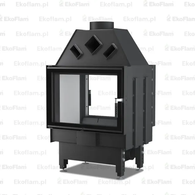 Wood-burning insert Unico Dragon 2 Duo