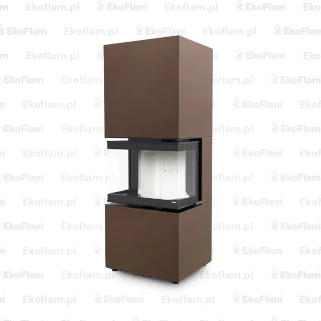 Kominek na drewno Defro Home Intra XS C Compact brązowy