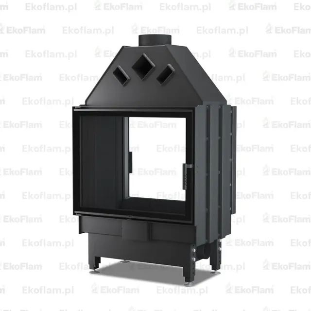 Wood-burning insert Unico Dragon 6 XXL Duo black