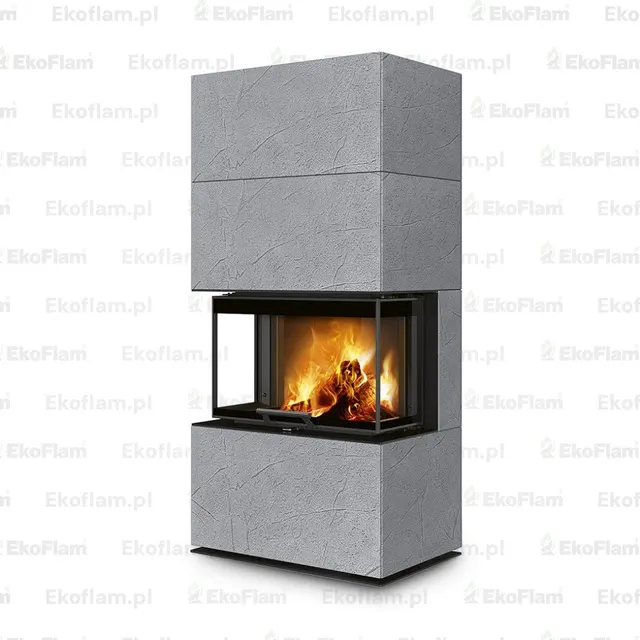 Wood-burning stove Romotop Cara C thermline grey