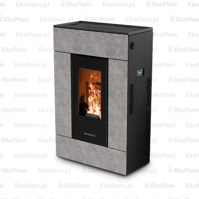 Pellet stove Thermorossi SlimQuadro Lumia gres grey