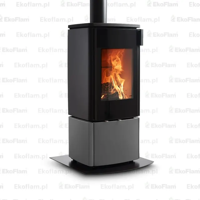 Wood-burning stove Nobis 8/10 Zenith 400 Maiolica grey