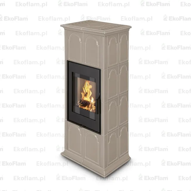Kominek na drewno Romotop Gremio 2 ceramika  83606 melanit