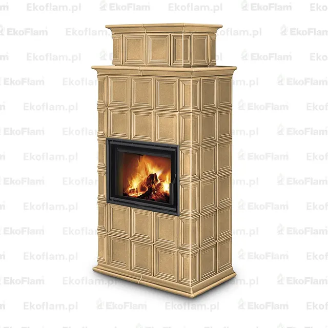 Wood-burning stove Romotop Baracca 11 H Maiolica 35300