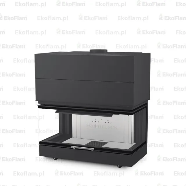 Wood-burning insert Moretti Design Triodesign
