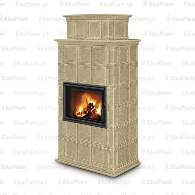 Wood-burning stove Romotop Baracca 11 H Maiolica 61660