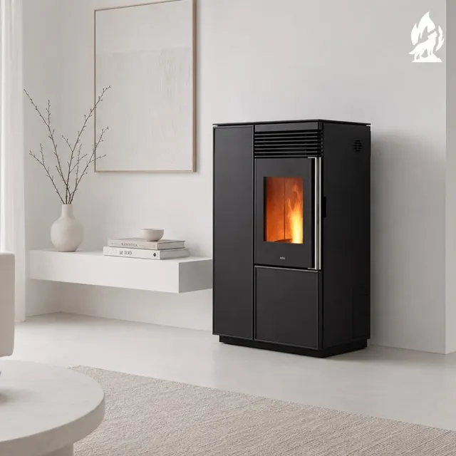 Pellet stove Nobis A10 Light C glass black