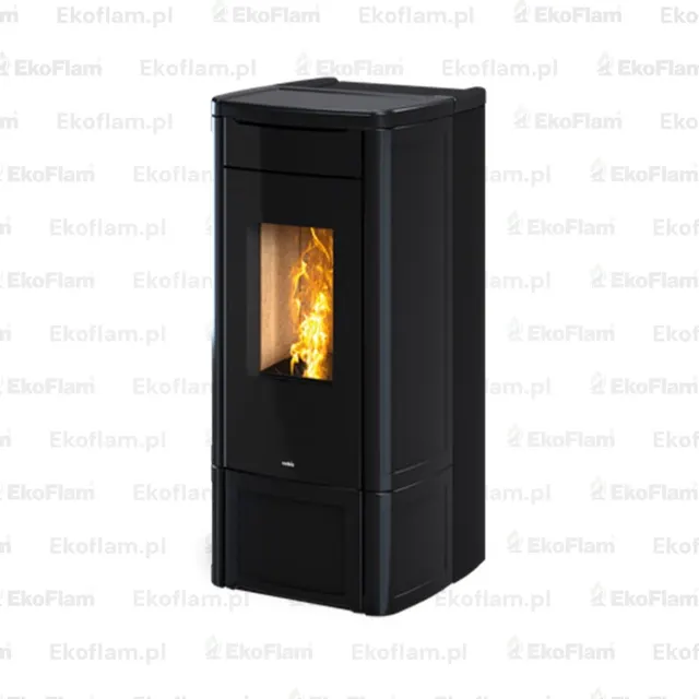 Pellet stove Nobis H14/17 Shape Maiolica black