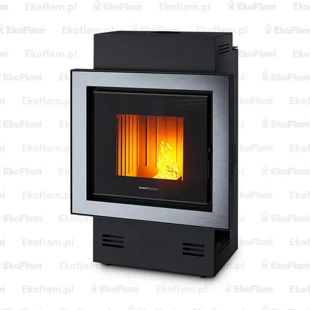 Hybrid stove Moretti Design Full Hybrid steel inox