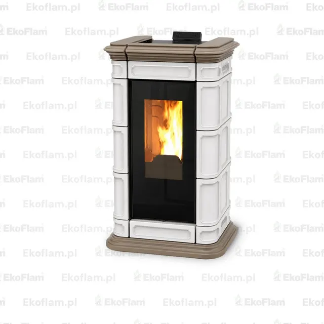 Pellet stove Thermorossi Saint Moritz PIDRA18 Maiolica turtledove