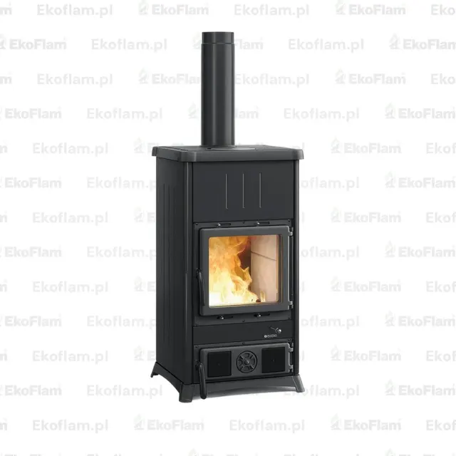 Piecyk na drewno La Nordica Concita stal black
