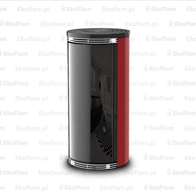 Pellet stove Moretti Design Harmony Aqua 14 glass bordo