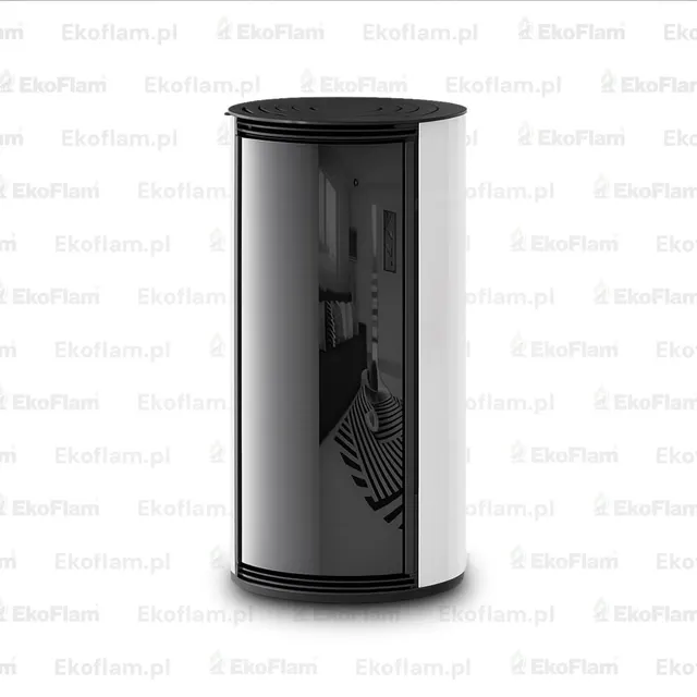 Pellet stove Moretti Design Trifolium Air glass white