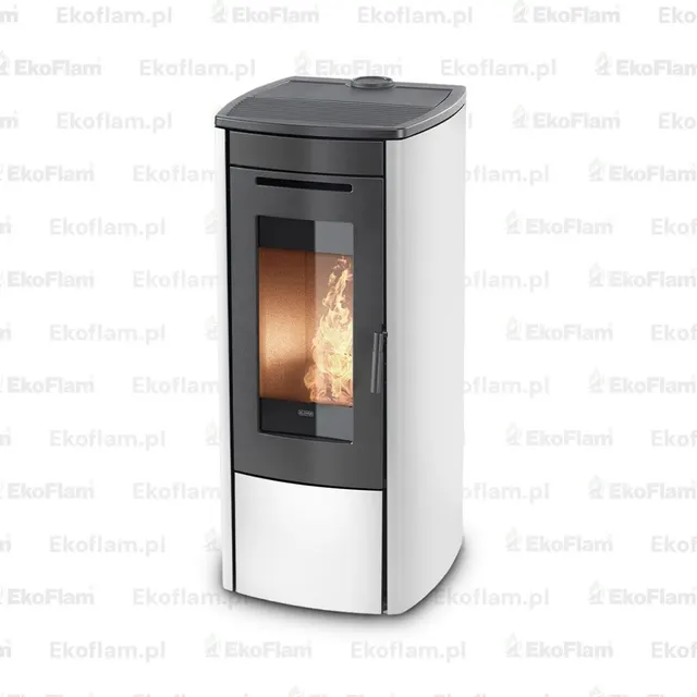 Pellet stove Klover Soft 100 Air steel avorio