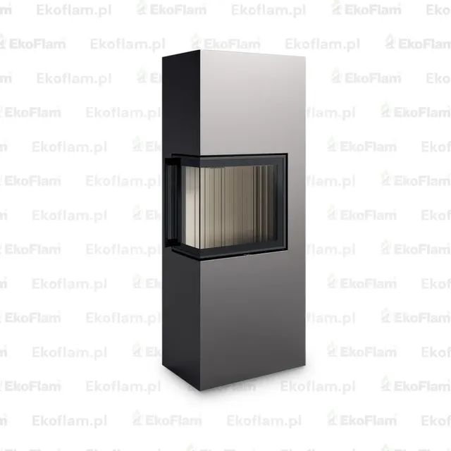 Kominek na drewno Spartherm Lungo 2L stal titan