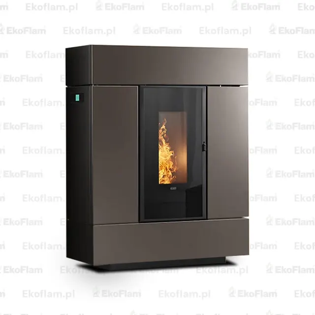 Pellet stove Klover Klio Slim steel bronze