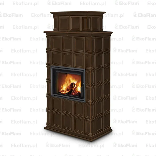 Wood-burning stove Romotop Baracca 11 H Maiolica 62601
