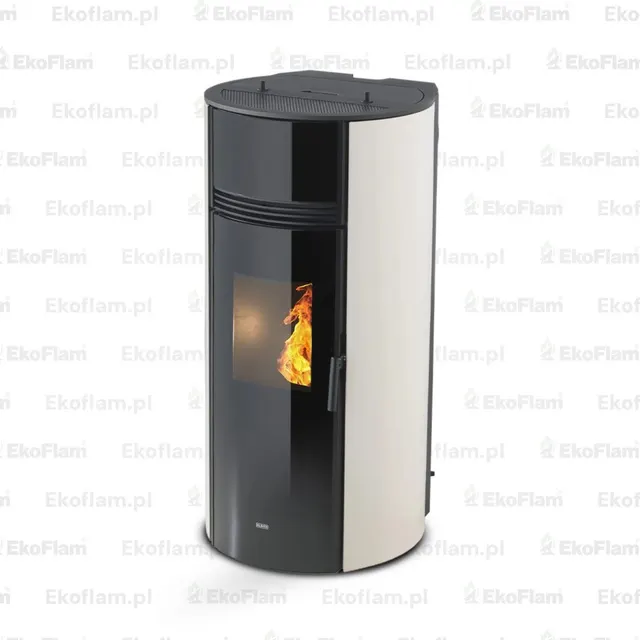 Pellet stove Klover Thermosuper 120 steel avorio