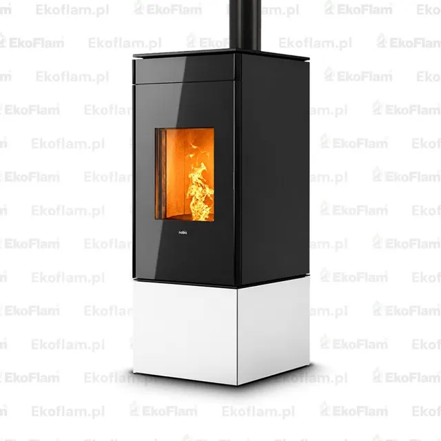 Pellet stove Nobis A8/10 Quadra Top V gres white