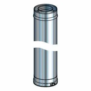 BI-Pellet 80/130 ED 1000 rura prosta