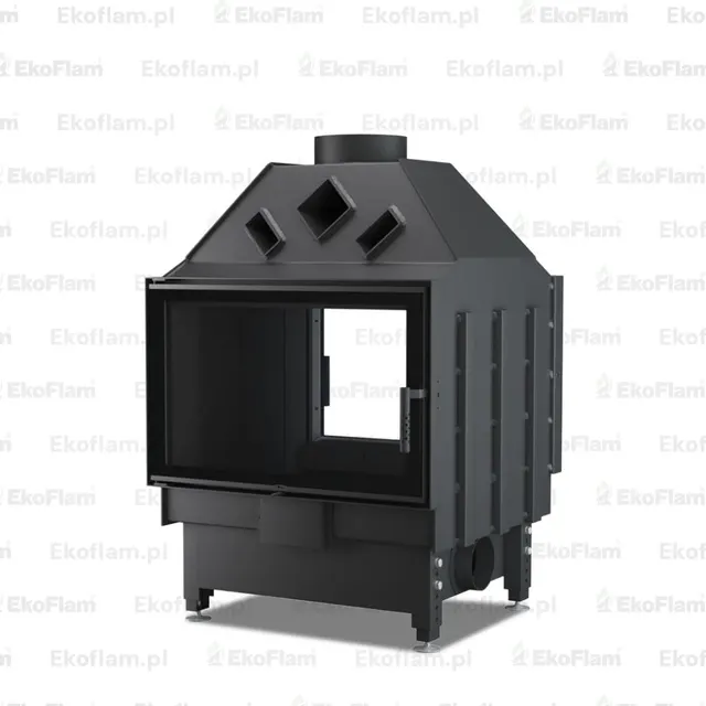Wood-burning insert Unico Dragon 4 Duo black