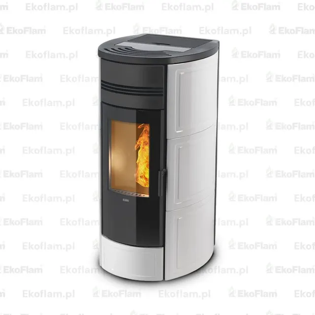 Pellet stove Klover Style 180 Plus Maiolica avorio