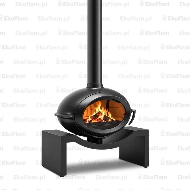 Kominek na drewno Invicta Brio na ławie 1m ref. 6481-25
