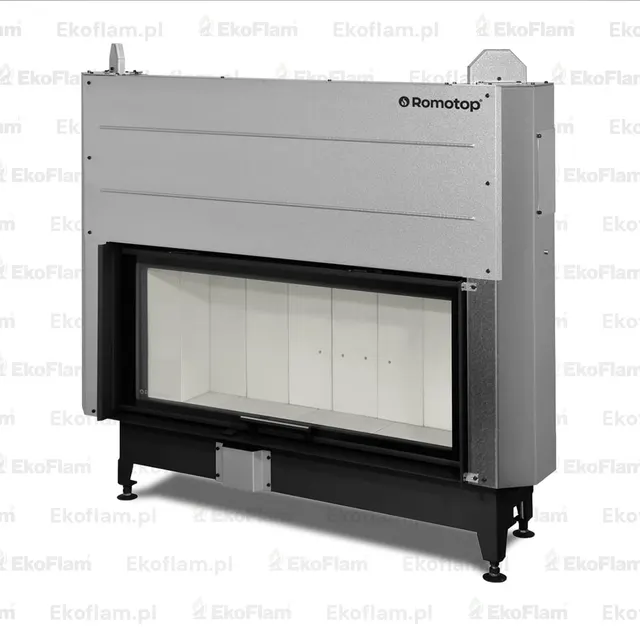 Kominek na drewno Romotop HEAT 3G L 110.50.04 w jasnym kolorze