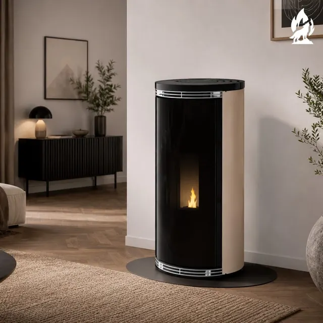 Pellet stove Moretti Design Harmony Aqua 14 glass white
