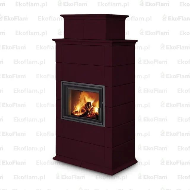 Wood-burning stove Romotop Baracca 10 H Maiolica 77900
