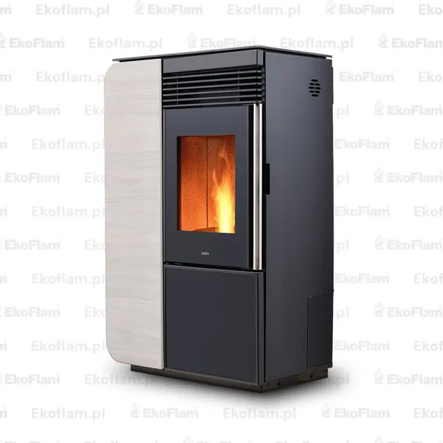 Pellet stove Nobis A10 Light Style C wood black
