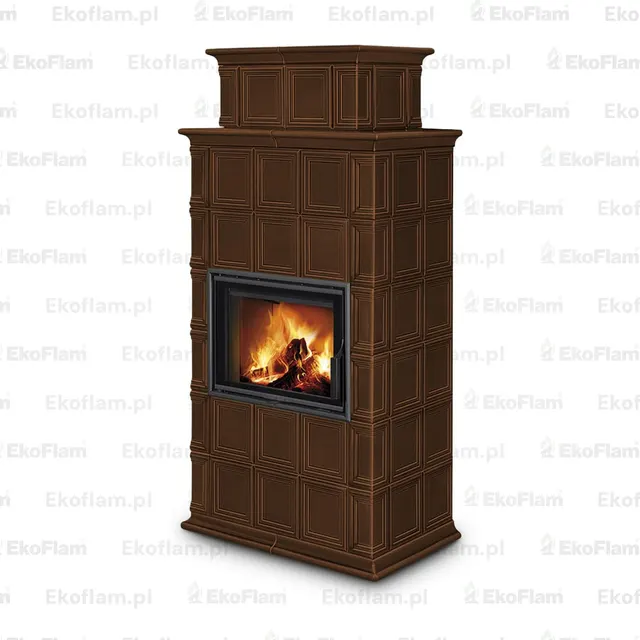 Wood-burning stove Romotop Baracca 11 H Maiolica 67300