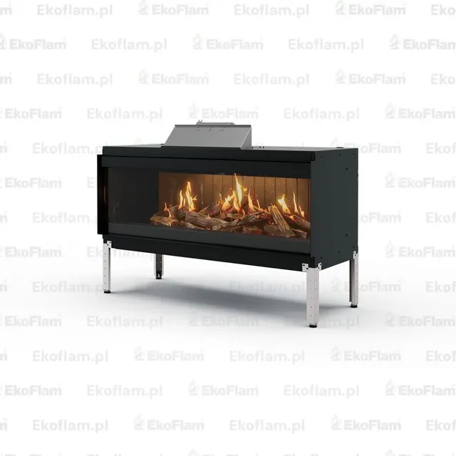 Holographic fireplace Nobis Janus 125