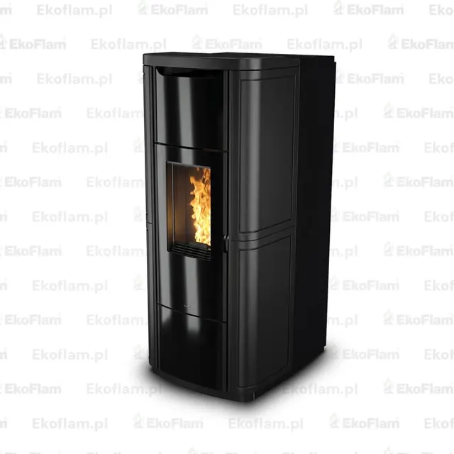 Pellet stove Nobis H20/25 Shape Maiolica black
