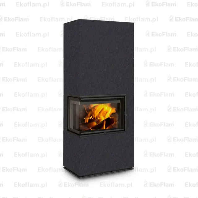 Kominek na drewno Romotop Solid L ceramika  45491 lava