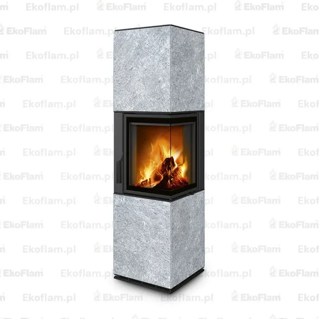 Wood-burning stove Romotop Harmony right HA stone