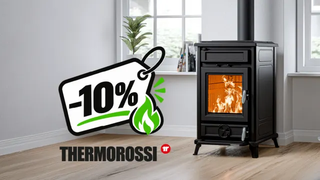 Kominki Thermorossi na drewno 10% taniej