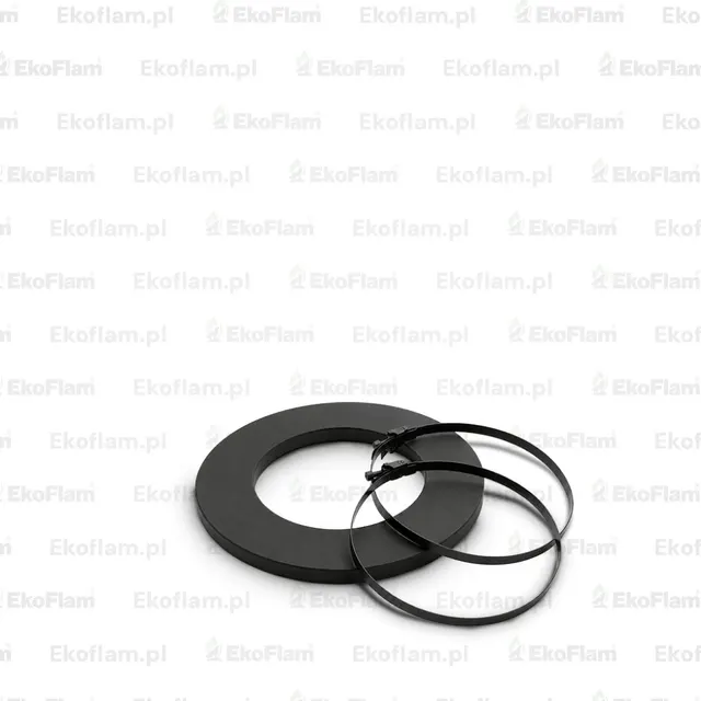 Black rosette for Darco 67 alu pipe