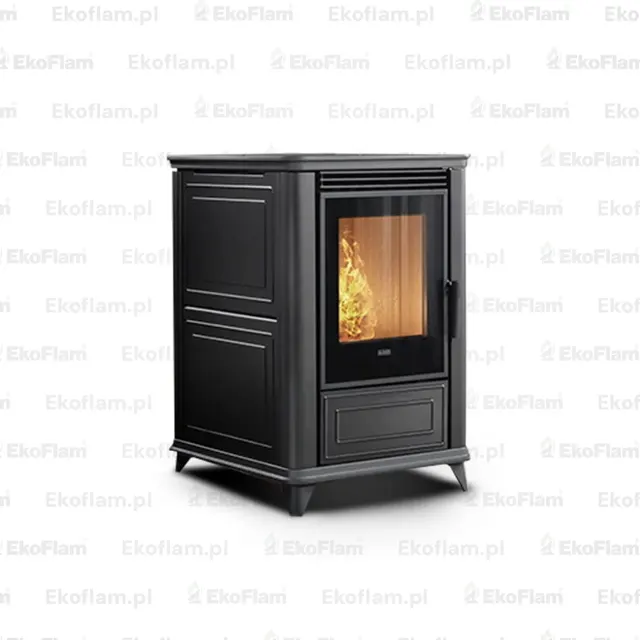 Pellet stove Klover Miss Air Maiolica black