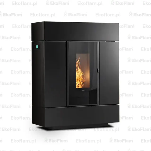 Pellet stove Klover Klio Slim steel black