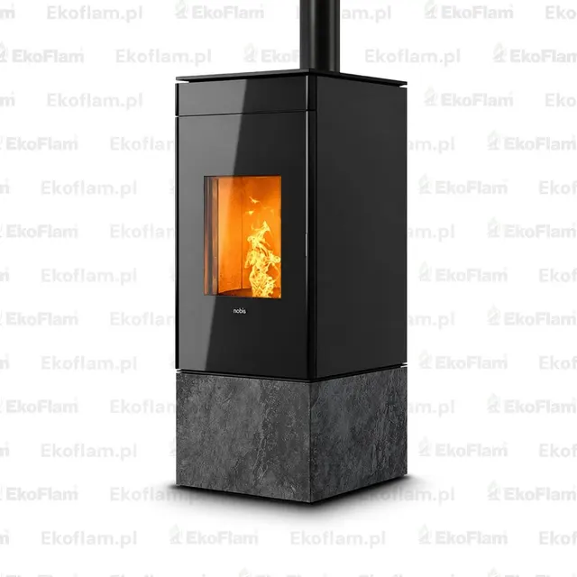 Pellet stove Nobis A8/10 Quadra Top V gres dark