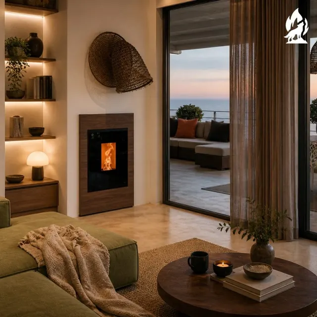 Pellet insert Nobis HB14/17 Ulisse wood walnut