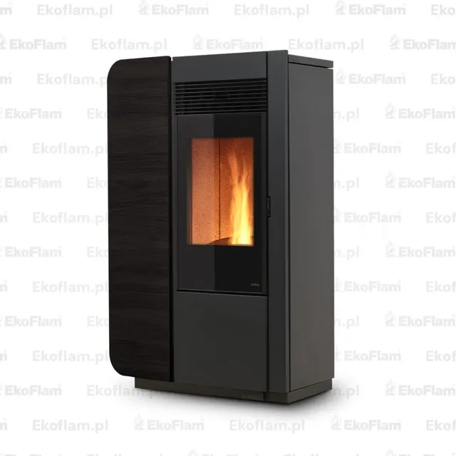 Pellet stove Nobis 12 Elena Style V wood black