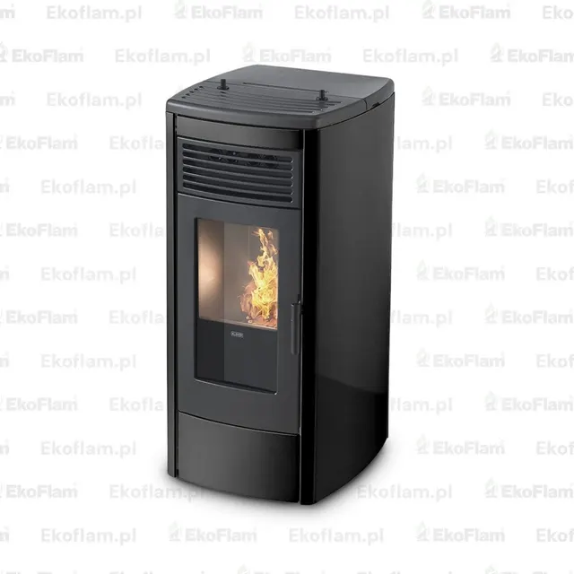 Pellet stove Klover Thermoaura steel black
