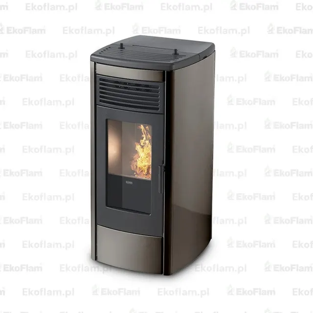 Pellet stove Klover Thermoaura steel bronze